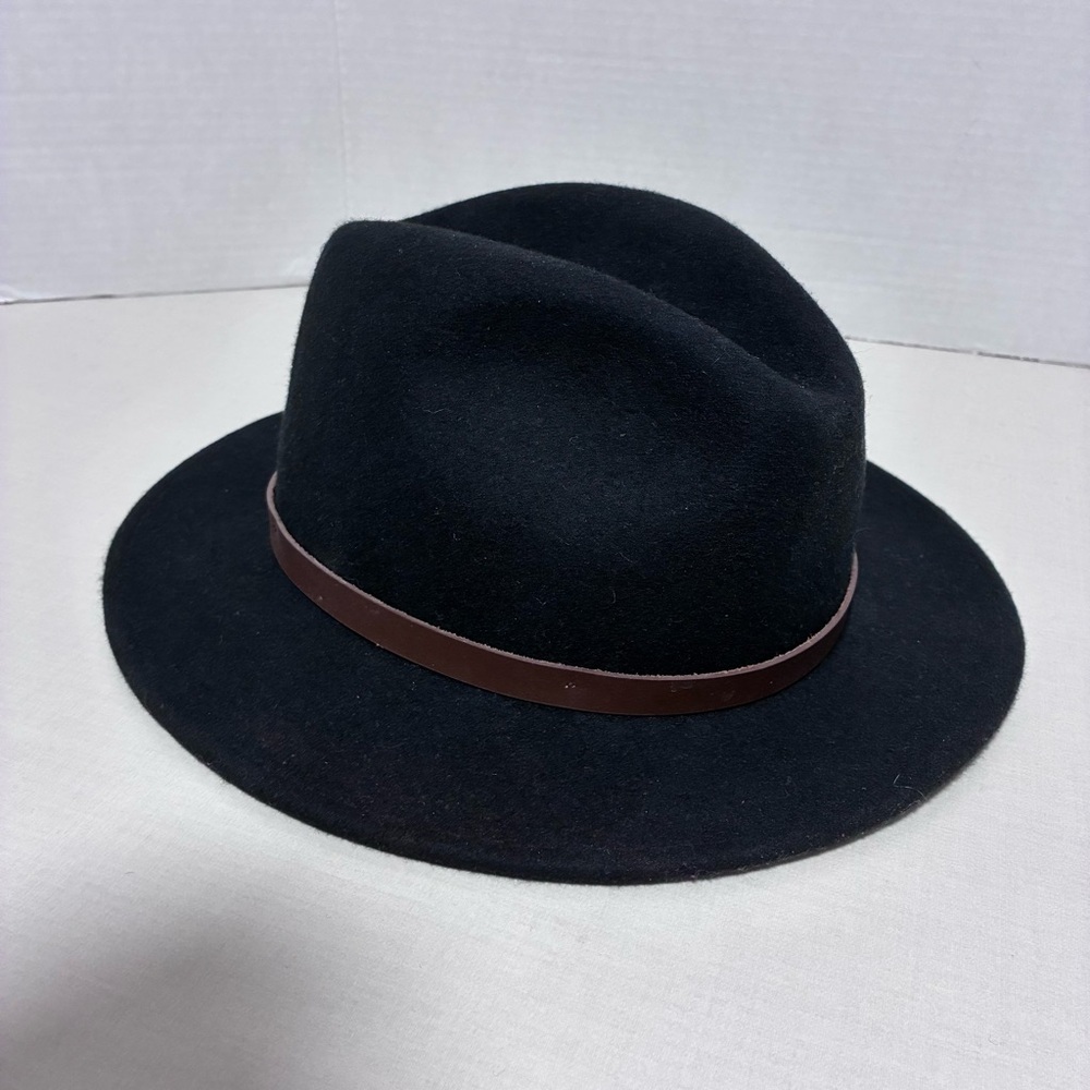 Canadian Leather Creations - Black Crushable Waterproof Wool Hat - L - Picture 5 of 9